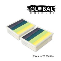 Global Colours Refill Pack of 2 Borneo (2 PACK  Borneo)